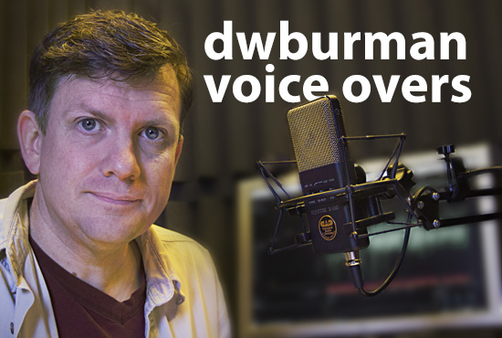 Picture of Dana Burman by his mic.